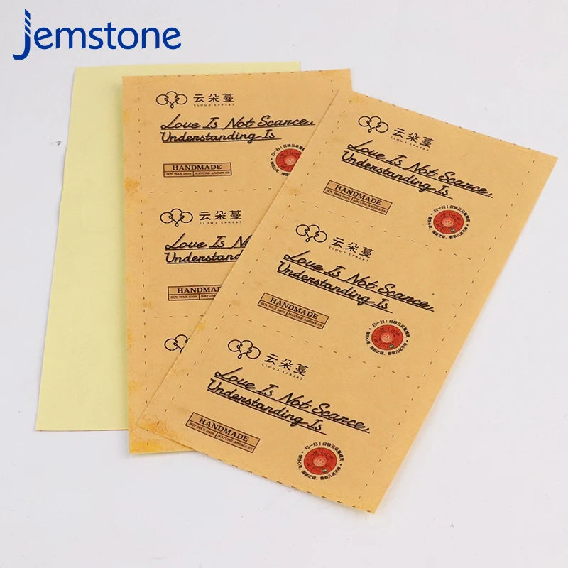 Recyclable Hot Sale Coated Paper Kraft Paper Oem/Odm Coated Paper Sticker Label Sticker for Product Packaging