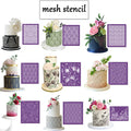 PET Cake Stencil for Decoration Plastic Stencil Template Cookie Baking Tools