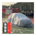 Lithium Fiberglass Fire Blanket EN 13501 6X8 m 19.8X26 Ft Extreme Emergency Car Fire Blanket