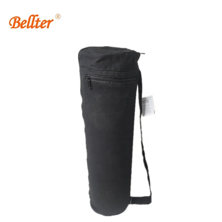 100% Cotton Premium Custom Logo Yoga Mat Carrying Bag with Strap