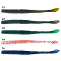 DORISEA 10pcs/Pack 10cm 2.3g Earthworm Soft Plastic Fishing Lure for River Lake Stream for Soft Baits Fishing