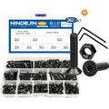 DIN 7991 Black Oxide M4 Steel Hex Socket Bolts with Countersunk Head Allen Bolts Nuts Kits to GB Standard