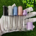 CY307 Eco Friendly Lipgloss Tubes Lipgloss Tubes With Big Wand Round Petg Lipgloss Wand Tubes Lip Gloss 8ml