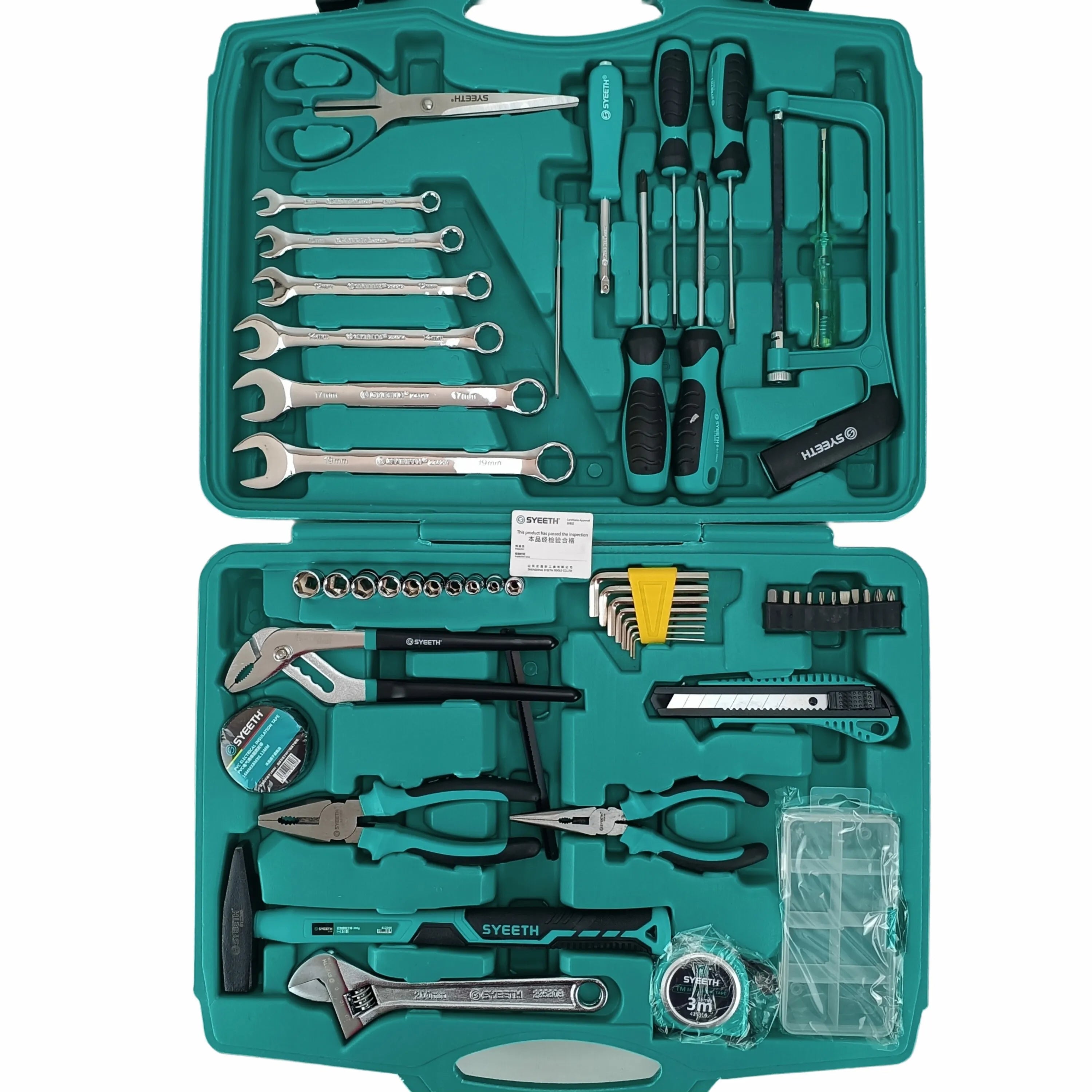 56-Piece Customizable Household Screwdriver Tool Box Set with 1-Year Warranty for Home Repair OEM Support