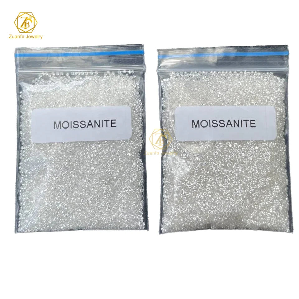 Moissanite Manufacturers Wholesale Melee D Color Gemstone 1 to 3mm Price Per Carat Round Small Synthetic Loose Moissanite Stones