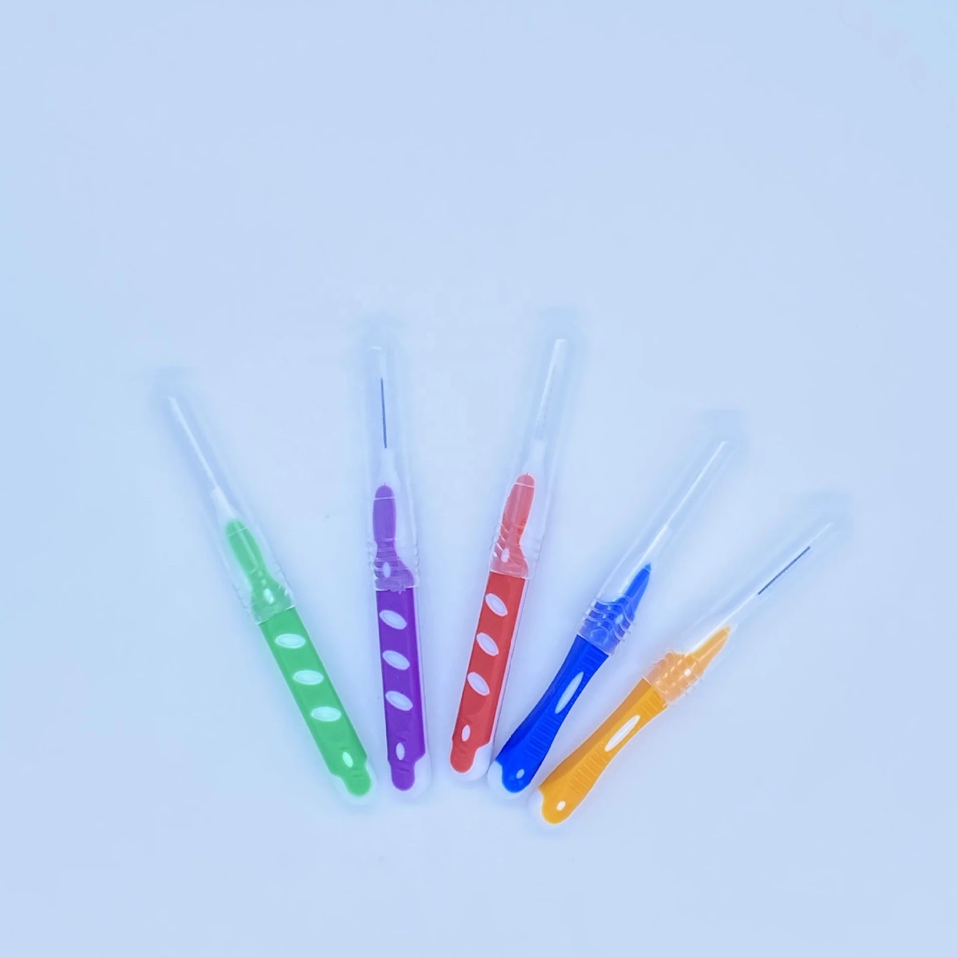 20pcs Soft Silicone Oral Care Interdental Toothpick Brush Interdental Brushes