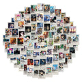 100Pcs New Japanese Cartoon Mixed Poster Style Wall Decor Stickers for Home Room Scrapbook Custom Label Anime Sticker