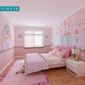 Pink Animal Print Custom 3D Silk Waterproof Moisture-Proof Modern Mural Wallpaper for Children's Room MegaBDM