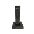 Condibe Black Color Swimming Pool Steel Pool Fence Tilt Adjustable Glass Spigot