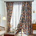 Factory Direct Sale Floral Print Blackout Curtain Fabric American Style for Bedroom and Balcony Curtain Fabric