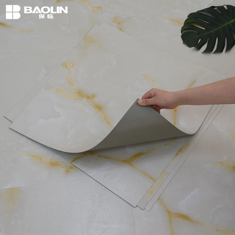 Best Price Pvc Flooring With Self Stick and Waterproof and Stone Design