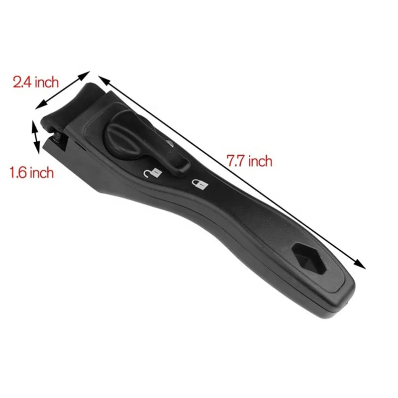 Detachable Universal Anti-Scalding Bakelite Replacement Pot Handle for Woks Frying Pans Stockpots-New Dismountable Design
