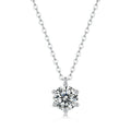 Laodun Hot Sales Sterling Silver Chain Necklace Vintage Elegant Creative Zircon Pendant Necklace