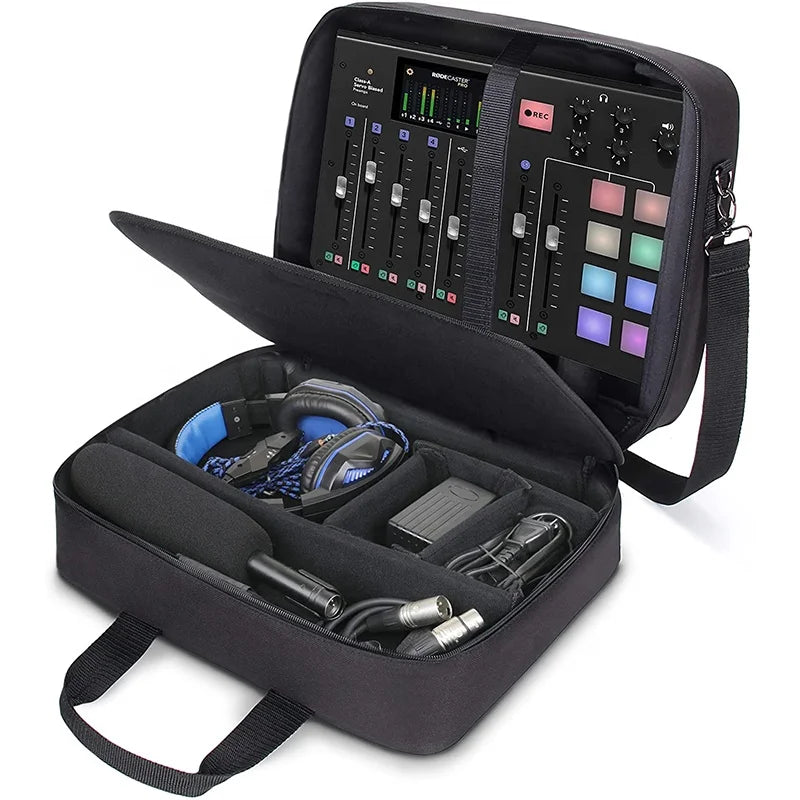 Newest Audio Mixer Case Nylon Podcast Travel Bag Rodecaster Pro Carrier Shoulder Bag