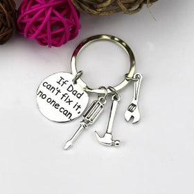 Father's Day Gift for Men Metal Key Chain Fashion Accessories 