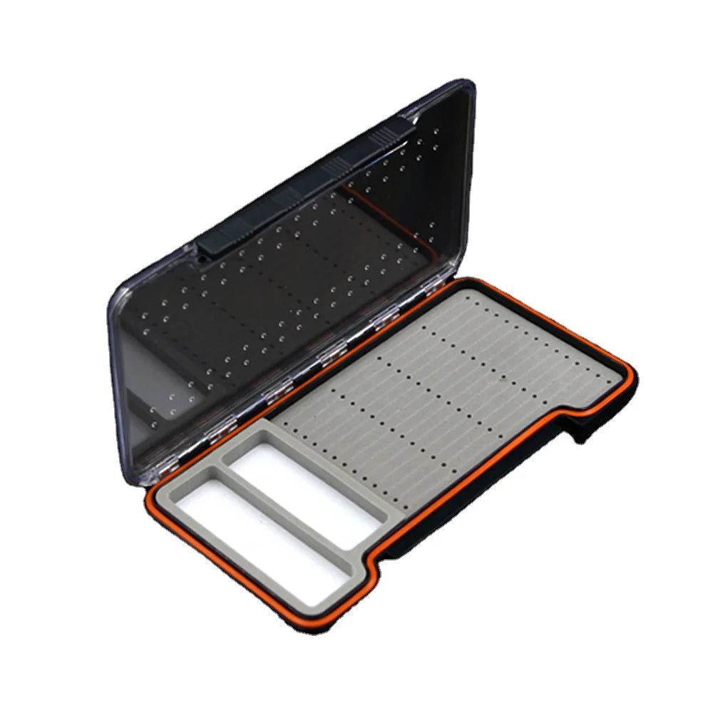 Wholesale Fly Fishing Tackle Boxes ABS Fly Lures Box Waterproof Flies Storage  Box