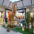 Rental Event Party Decorations Props Life Size Safari Jungle Animals Real Resin Animal Figurines for Birthday Parties