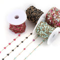 1 Metres/strip 4 Colors butterfly Copper and Iron Chain for Jewelry Making DIY Necklace Chains Foot Chain Accessories Y29