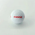 Personalized 2 Pieces Golf Driving Range Balls White Practice Ball