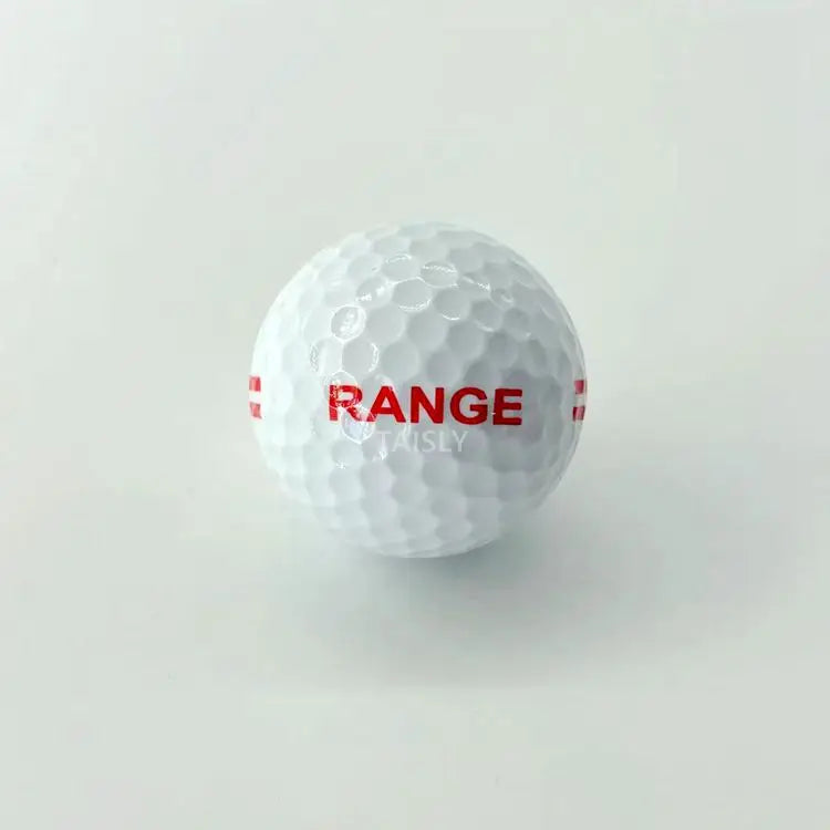 Personalized 2 Pieces Golf Driving Range Balls White Practice Ball
