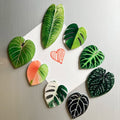 High Quality Magnet Custom Fridge Hot Plant Leaves Pink Princess Fridge Magnets Creative Decorative Patches