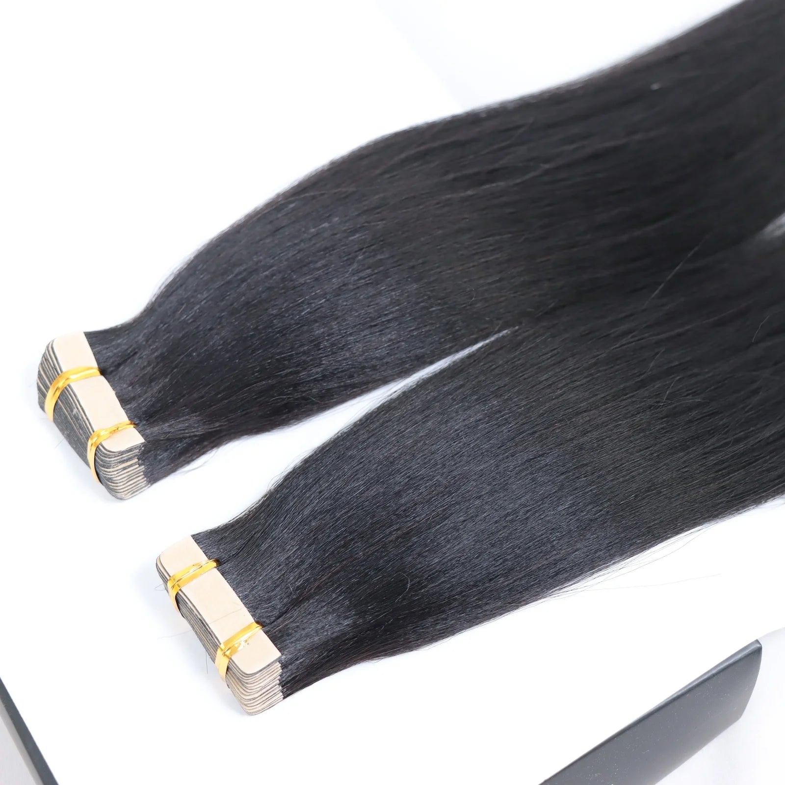Wholesale Natural Tape in Hair Extensions 100% Human Hair Grade 10a Light Yaki Straight Tape in Human Hair Extensions