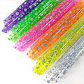 Transparent Colored PVC Faux Leather Glitter Laser Holographic Heart Shape Foiled Film for Sofa Bag Album Note Book Cover