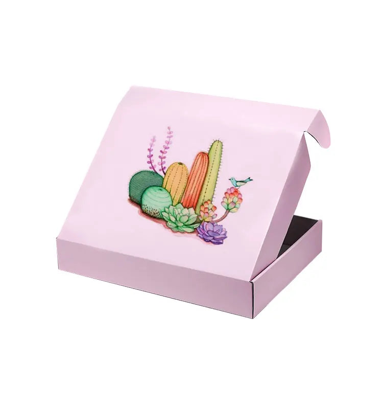 Small Business Corrugated Board Shipping Mailer Boxes High-End Waterproof Sock Clothing Unde