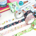 Wholesale Customizable CMYK Printed Washi Paper Tape for Decorative Packaging