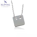 45753 XUPING JEWELRY Stainless Steel Jewelry Elegant Simple Square Women Fashion Chain Custom Jewelry Necklaces