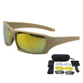 Tianmei Hiking Cycling Dustproof Safety Tactical Sport Three Orange Dark White Transparent Lens Polarized Mens Sunglasses MegaBDM