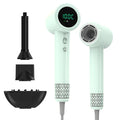 Five Plus Mini High Speed Ionic BLDC Hairdryer 1600W Portable Blow Dryer Professional Hair Dryer with Nozzle Diffuser