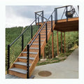 Reilbu DIY Post Balcony Handrail Stair Deck Terrace Fence Wire Rope Cable Railing