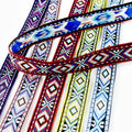 Deepee RD342 17mm Jacquard Decor Webbing Handmade Sewing Material Polyester Ethnic Style Webbing Tape Garment Bag Accessories