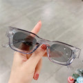Vintage Square Polarized Sunglasses for Ladies Fashionable Plastic TAC Eyeglasses Custom Logo