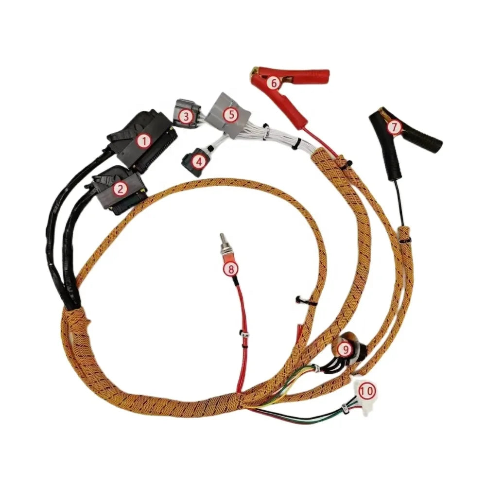 For Excavator Parts Hitachi 4HK1/6HK1 Excavator Engine Start test Harness.