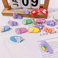 New Ice Jelly Hair Clip Acrylic Frosted Cartoon Hair Clips Cute Hair Accessories for Kids Girls