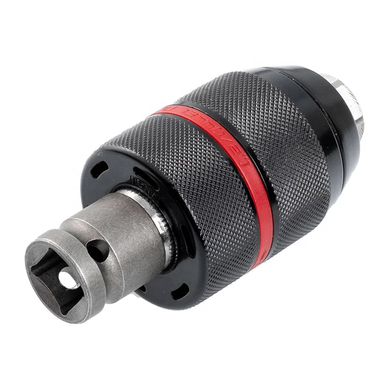 13mm Keyless Chuck for Impact Wrench Li-on Power Tool Parts Chuck with  Adapter Locking System 1/2'-20 UNF Wrench Convertor