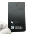 Factory Price Matte Black Fast Reading Metal NFC QR Code Card Personalized Blank NFC Business Metal Card