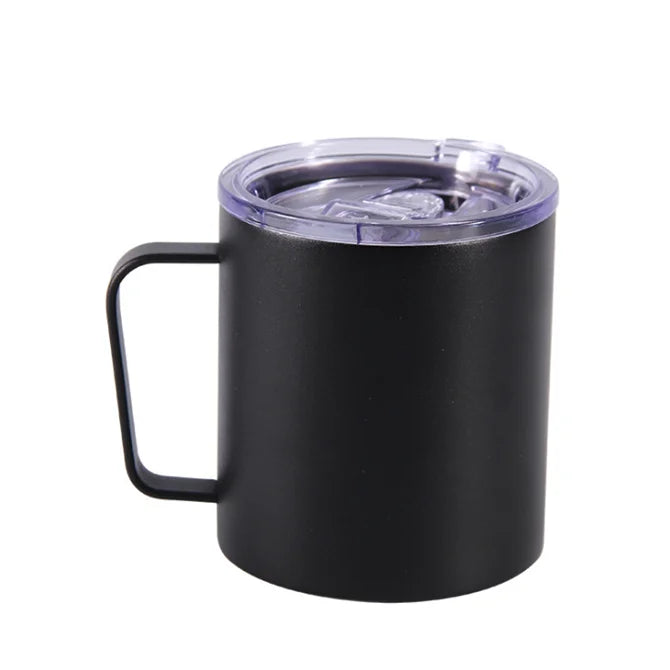 Vacuum Cup Stainless Steel Thermos Coffee Mug  With Handle