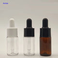 10ml 15ml 30ml Empty PET Amber Clear Plastic Essential Oil Dropper Bottles