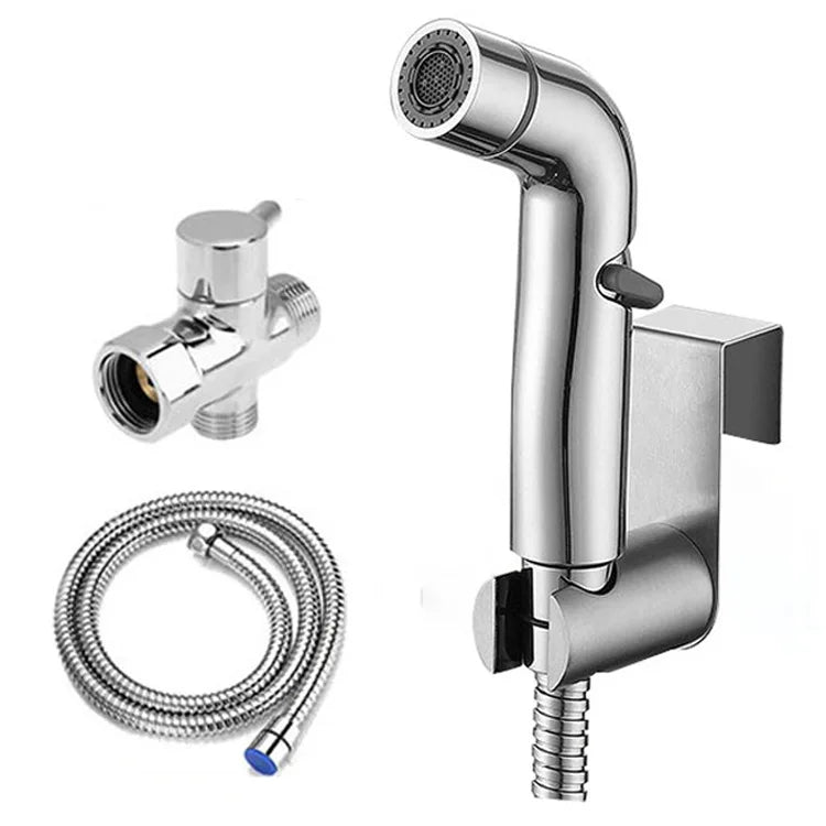 ABS Wall-mounted Toilet Sprayer Set Handheld Bidet Sprayer Kit with Long Hose and Easy Installation