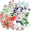 New Style 100 PCS 10mm Christmas Polymer Spacer Clay Beads for DIY Children's Toy Jewelry Making