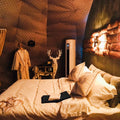 Outdoor PVC Geodesic Air Conditioning Dome Tent for Glamping