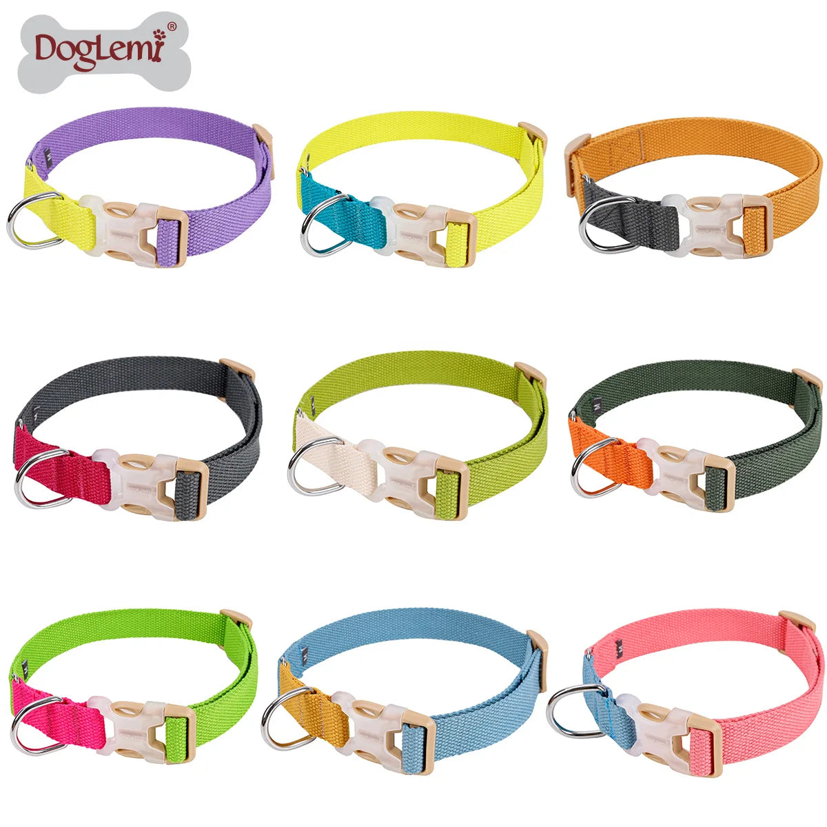 Luxury Custom Polyester Dog Collar Ombre Color Designer Print with Rivet Decoration Walk Your Pet in Style