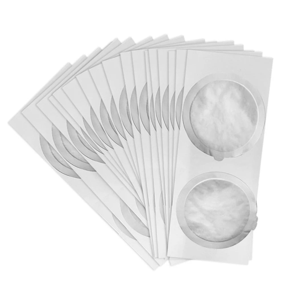 Pack of 50 Disposable Aluminum Seals Stickers Refillable Capsules Pods Lids for Nespresso Vertuo Plus Automatic Coffee Maker