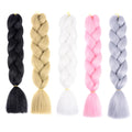 Wholesale Dyed High Temperature Fiber Jumbo Extensions Crochet for African Hair Expression Braids Easy Pre-Stretched Braiding