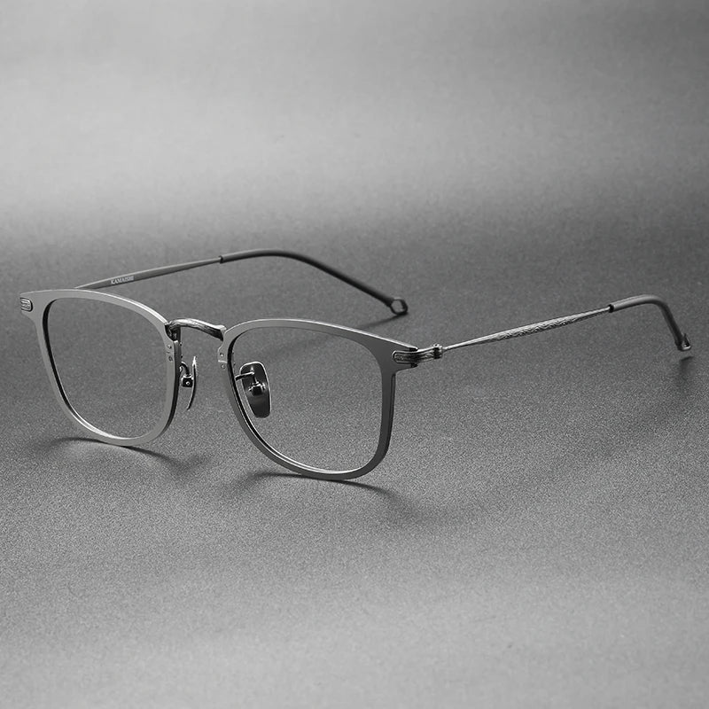 88009 Pure Titanium Glasses Frame Men Women 2023 New Pilot Optical TitaniumEyeglasses Frame Full Korean