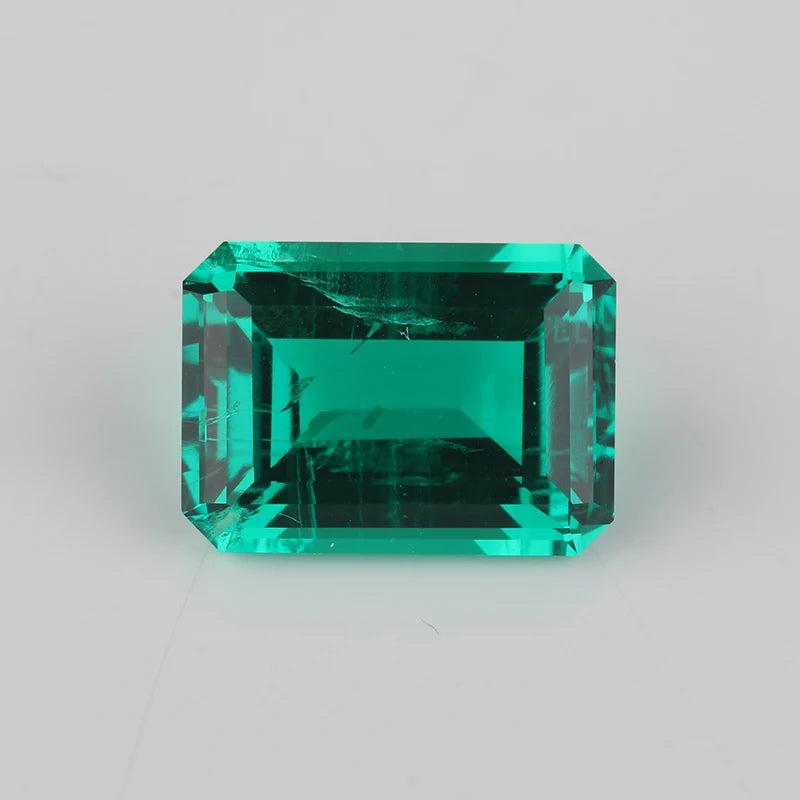 Starsgem Lab Created Emerald Stone Emerald Cut Hydrothermal Emerald Colombian Green Lab Grown Gemstone