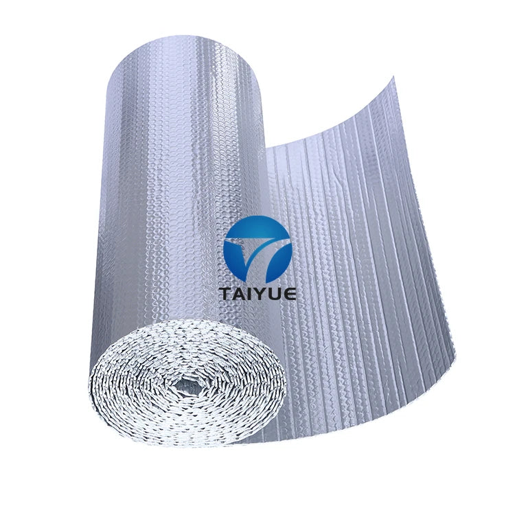 White Double Bubble Reflective Foil Insulation 3mm Thermal Barrier Heat Insulation Materials Aluminum EPE/XPS PE for Warehouse